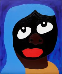 Isshaq Ismail, Mari, 2020, acrylic on canvas