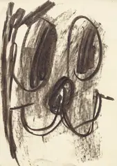 Szabolcs Bozó, P.S.017, 2020, charcoal on paper