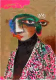 Kingsley Obasi, The Whisper, 2021, acrylic on canvas