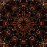 Earth, from The Elements (H6-6) by Damien Hirst, 2020, Giclée print in colours, flush-mounted to aluminium with metal strainer on the reverse (as issued), sold Oct 2022