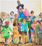 Farley Aguilar, The Puppet, 2017, ink on mylar