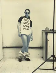 Sam Taylor-Johnson, Fuck, Suck, Spank, Wank, 1997, screenprint on paper