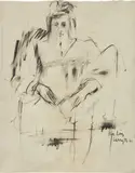 Larry Rivers, Portrait of Liz Frink