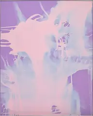 Kasper Sonne, TXC58, 2014, industrial paint and chemicals on canvas, in artist's frame
