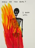 David Shrigley, Untitled, 2020, acrylic on paper