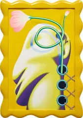 Orion Martin, Toope, 2016, oil on canvas, in artist's frame