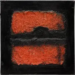 Sin título by Bosco Sodi, 2002, mixed media on canvas, sold Oct 2022