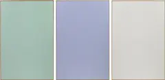 Isaac Brest, There are more books about books than any other subject, 2013, drywall, in artist's frames, in 3 parts