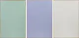 Isaac Brest, There are more books about books than any other subject, 2013, drywall, in artist's frames, in 3 parts