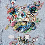 Chaos by Takashi Murakami, 2013, offset lithograph on wove paper, sold Oct 2022