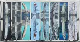 Jana Euler, Great White Fear, Horizon, 2019, fine art pigment print on photographic paper, PVC mirror foil and staples