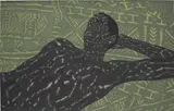 Toyin Ojih Odutola, LTS IV, 2014, charcoal, pastel and marker on paper