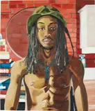 Jordan Casteel, Quinn, 2015, oil on canvas