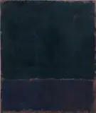 Mark Rothko, Untitled (Black Blue Painting), 1968, acrylic on paper laid on linen