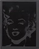 Andy Warhol, One Grey / Black Marilyn (Reversal Series) II-50-160, 1979-1986, acrylic and silkscreen ink on canvas