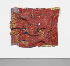 El Anatsui, Plot a Plan IV, 2007, aluminium and copper wire