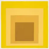 Josef Albers, Study for Homage to the Square: Hard, Softer, Soft Edge, 1964, oil on Masonite