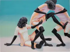 Alex Gardner, Triangle #2, 2016, oil on canvas