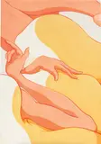 Ivy Haldeman, Side Touch, 2017, acrylic on linen