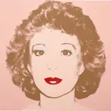 Janet Sartin by Andy Warhol, 1982, synthetic polymer paint and silkscreen ink on canvas, sold Apr 2021