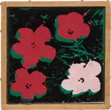 Richard Pettibone, Andy Warhol, ‘Flowers', 1972, synthetic polymer and silkscreen ink on canvas, in artist's frame