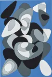 Tenger by Victor Vasarely, 1958, acrylic on canvas, offered Apr 2021