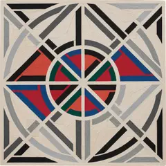 Eduardo Terrazas, Possibilities of a Structure: Cosmos 1.1.130, 1974 - 2015, wool yarn on panel covered with Campeche wax
