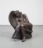 Emilio Greco, Figura Seduta No. 3, 1978, bronze