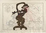 Porter Series - Carte l'Europe (Shower Woman) by William Kentridge, 2006, hand-woven mohair tapestry, sold Apr 2021