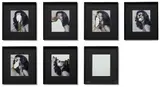 Douglas Gordon, Self Portrait of You + Me (Sofia Loren), 2006, wax on burnt photograph and mirror, in artist's frame, in 7 parts