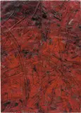 Angel Otero, Untitled SK-PY, 2014, oil and oil skin collage on canvas