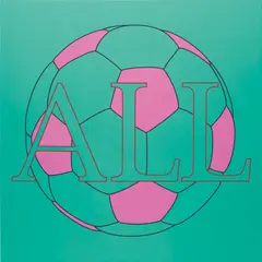 All/Ball by Michael Craig-Martin, 2011, acrylic on aluminium, sold Apr 2021