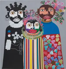Kojo Marfo, Noble Passage, 2020, acrylic on canvas
