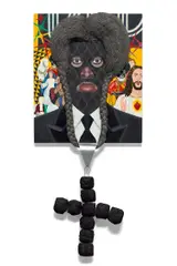 Jeff Sonhouse, I Swear on Everything I Love, 2006, oil and mixed media on wooden panel
