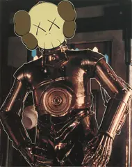 Kaws, UNTITLED (C3PO), 2000, inkjet and acrylic on canvas