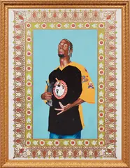 Kehinde Wiley, Passing/Posing, Jean de Carondelet, 2004, oil and enamel on canvas, in artist's frame