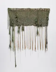 Igshaan Adams, Parda IV, 2015, woven nylon rope and string