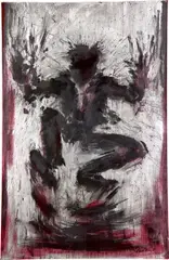 Untitled by Richard Hambleton, 2011, acrylic on canvas, sold Jul 2021