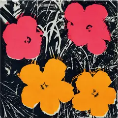 Andy Warhol, Flowers, 1964-65, acrylic and silkscreen ink on canvas