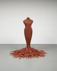 Medusa by Susie MacMurray, 2014-15, handmade copper chain mail over fibreglass and steel armature, offered Jul 2021