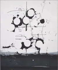 Secundino Hernández, Untitled, 2014, gouache, acrylic, alkyd and oil on canvas, in artist's frame