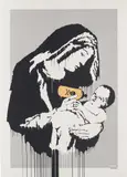 Toxic Mary by Banksy, 2004, Screenprint in colours, on wove paper, the full sheet, sold Jul 2021