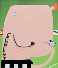 Oli Epp, Whistleblower, 2017, oil on canvas