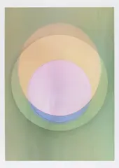Imaginary morning eclipse by Ólafur Elíasson, 2020, digital print on card, sold Jul 2021