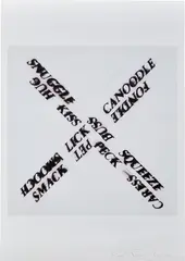 The Letter X by Ed Ruscha, 2020, digital print on card, sold Jul 2021
