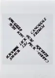 Ed Ruscha, The Letter X