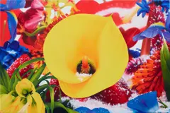 Marc Quinn, Blue Arctic Circle, 2007, oil on canvas