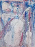 Arman, Untitled, 1992, acrylic on papier mâché laid on panel