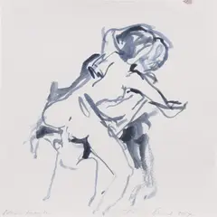 Never Enough by Tracey Emin, 2014, gouache on paper, sold Jul 2021