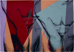 Double Torso by Andy Warhol, 1981, screenprint on paper, sold Jul 2021